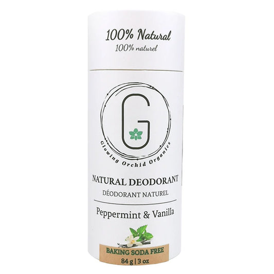 Glowing Orchid Organics - 100% Natural Deodorant (Peppermint & Vanilla)